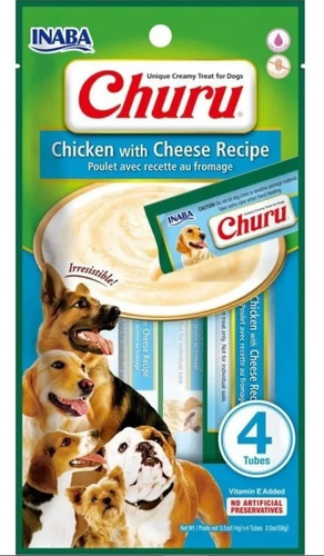 CHURU PARA PERRO POLLO/QUESO 56GR