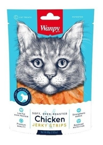 TIRITAS DE POLLO, 80 G. WANPY.