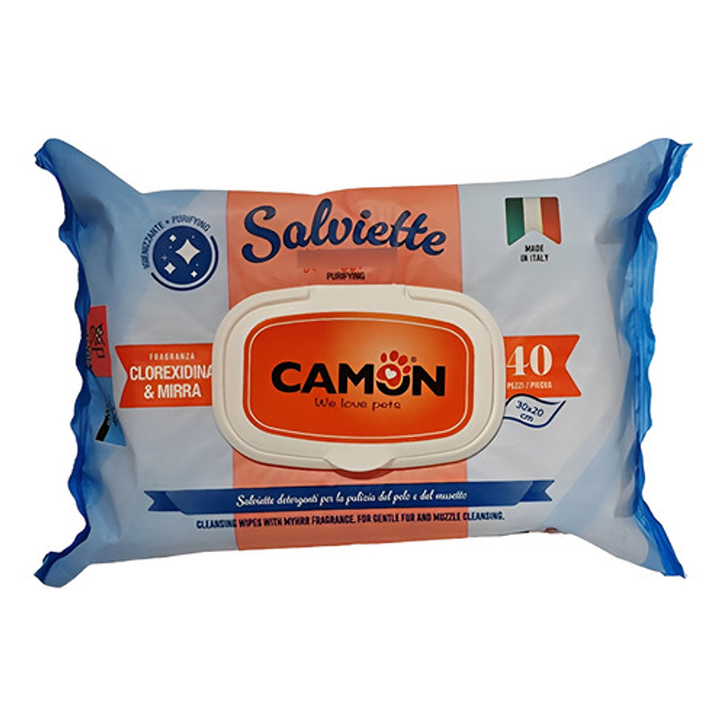 Toallas Húmedas Perros/gatos/mascotas Clorhexidina Y Mirra 1