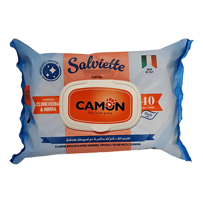 Toallas Húmedas Perros/gatos/mascotas Clorhexidina Y Mirra 1