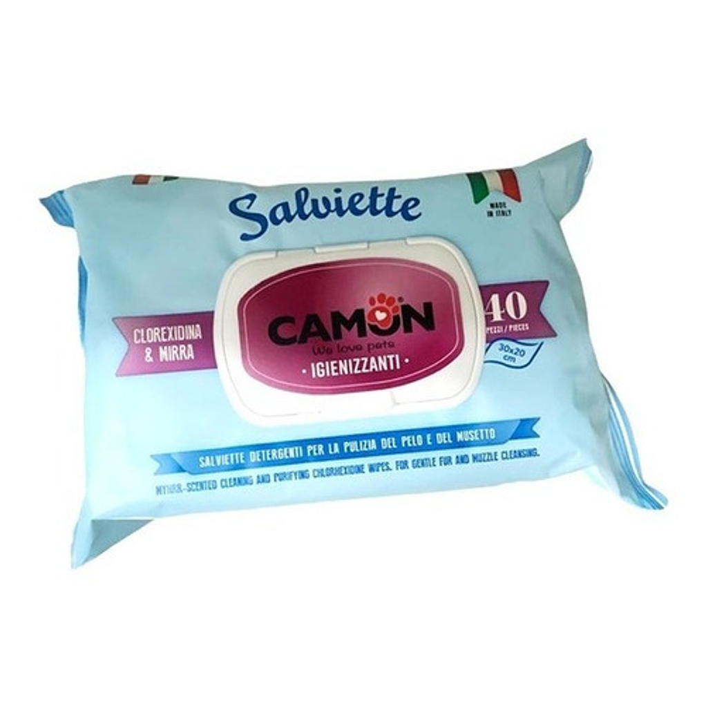 Toallas Húmedas Perros/gatos/mascotas Clorhexidina Y Mirra 2