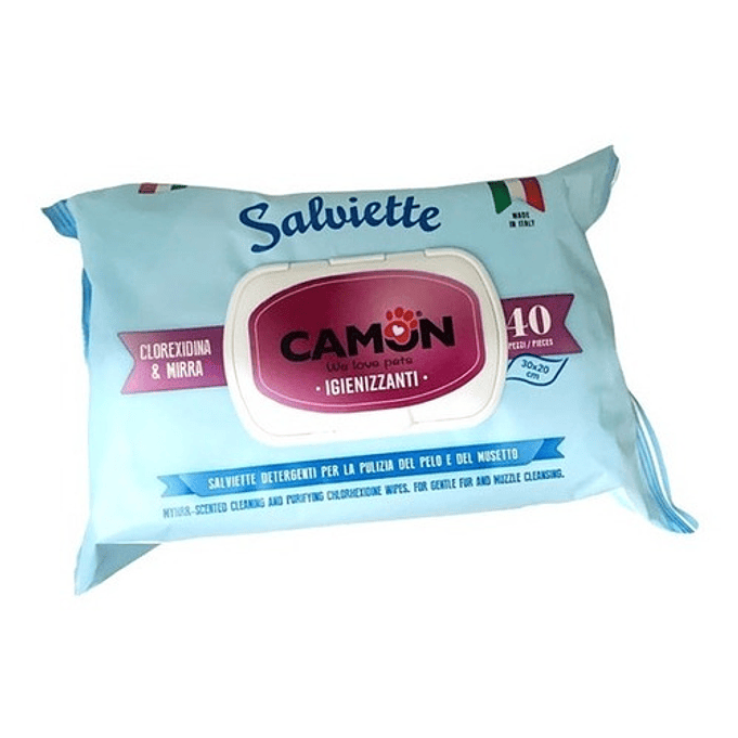 Toallas Húmedas Perros/gatos/mascotas Clorhexidina Y Mirra 2