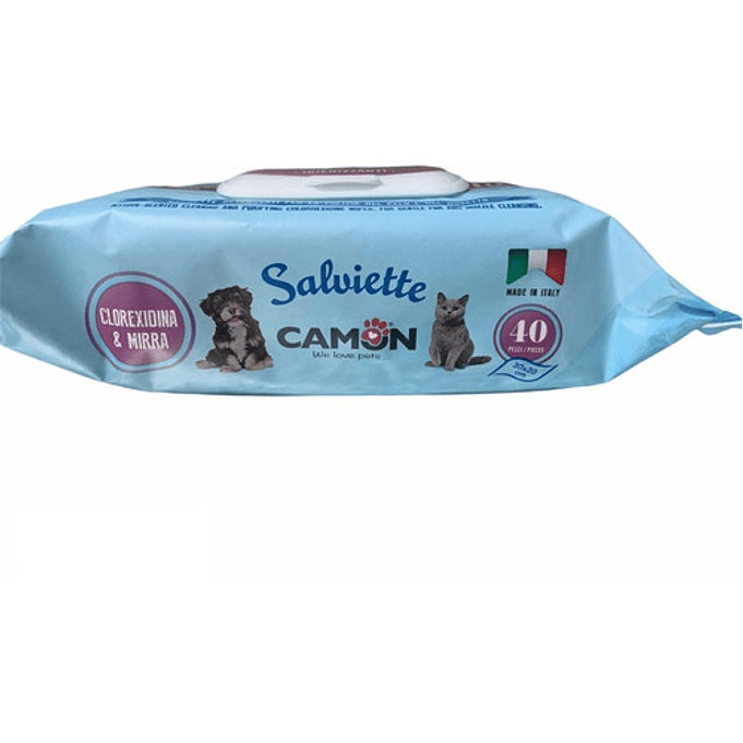 Toallas Húmedas Perros/gatos/mascotas Clorhexidina Y Mirra 3