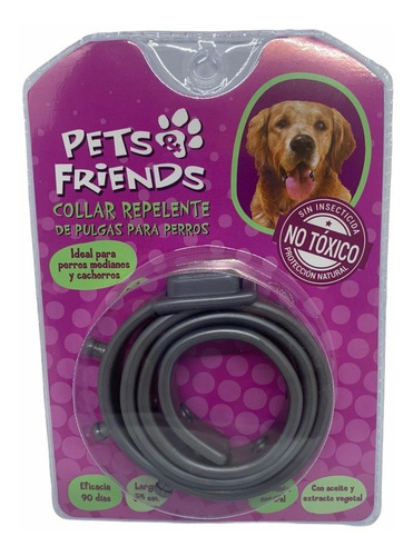 Collar Antipulgas Repelente Gato 45 cm Pets Friends