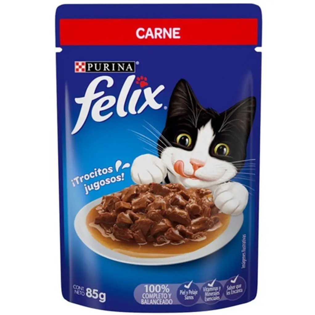Sachet Felix Sensación Carne Salsa 15 Unidades 1