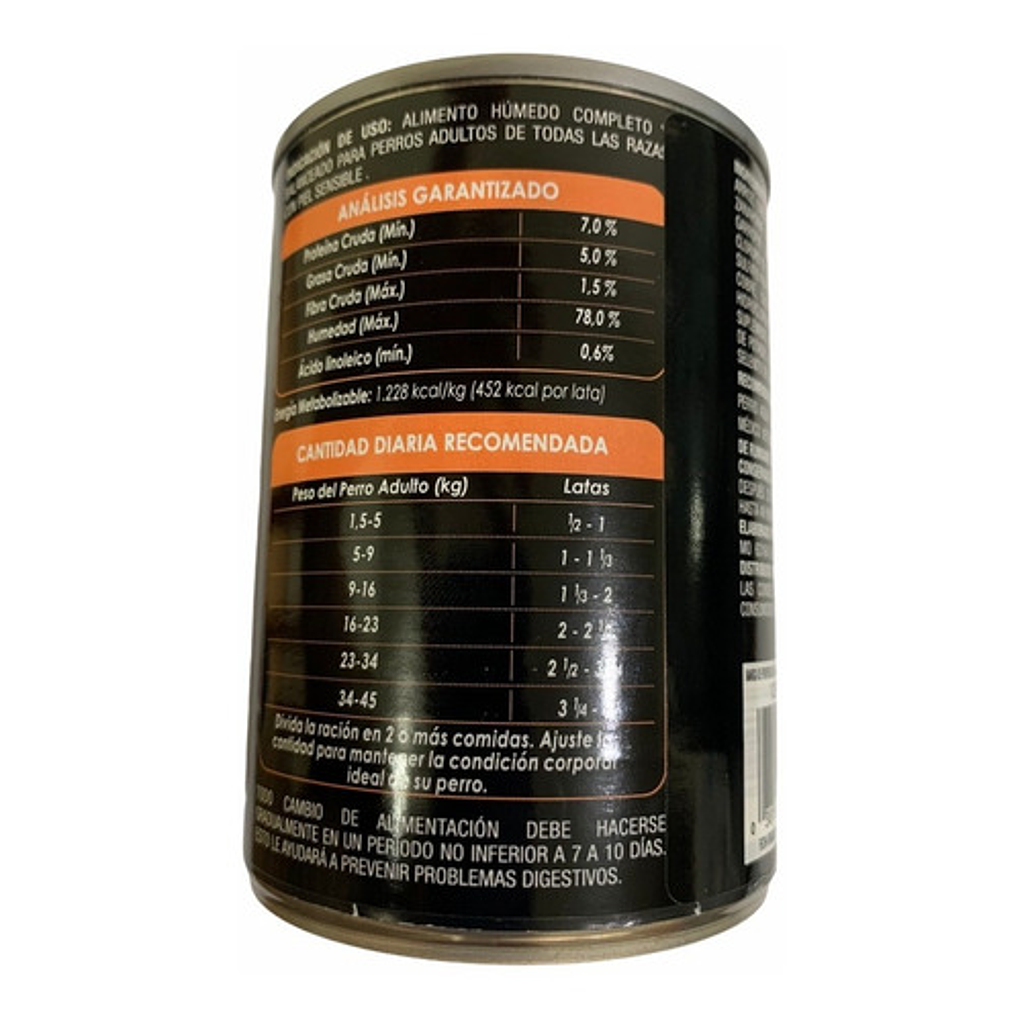 12 Latas Proplan Adulto Piel Sensible Perros De Salmón de 368.5gr 4