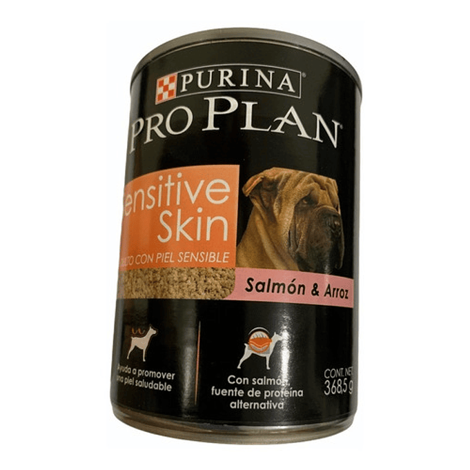 Lata De Proplan Adulto Piel Sensible Para Perros De Salmón 2