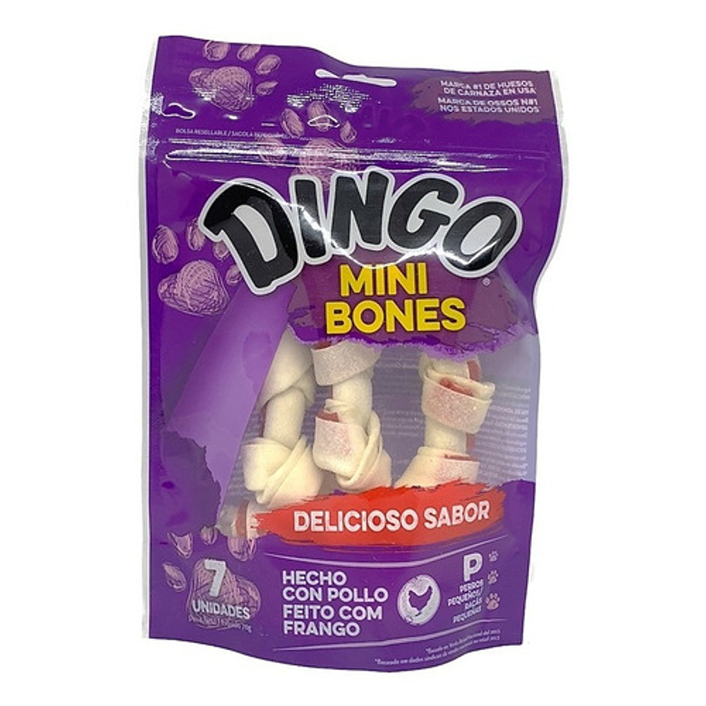 Dingo Mini Huesos- Snack O Premios Para Perro 70gr 1