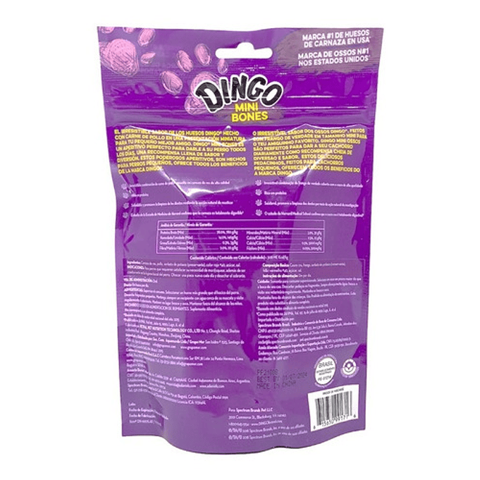 Dingo Mini Huesos- Snack O Premios Para Perro 70gr 2