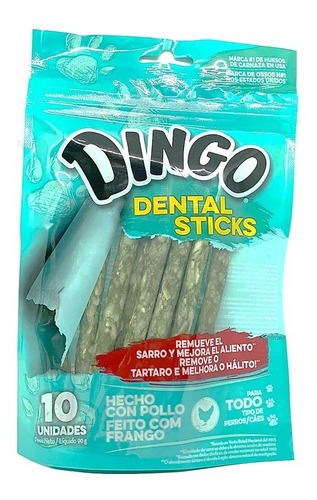 DINGO DENTAL STICKS, 90 GR, 10 UN