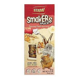 Barras Snack De Cereales Para Roedores 90 Gr Vitapol