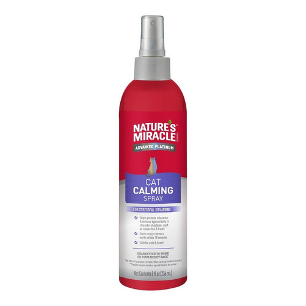 Calmante Anti Estrés Gatos Calming Spray Nature's Miracle 1