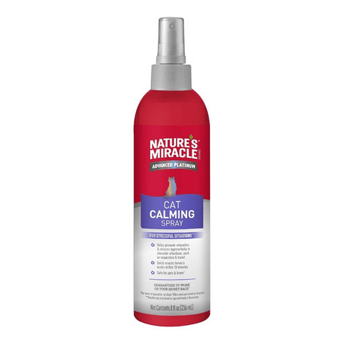 Calmante Anti Estrés Gatos Calming Spray Nature's Miracle 1