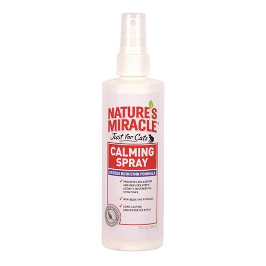 Calmante Anti Estrés Gatos Calming Spray Nature's Miracle 2