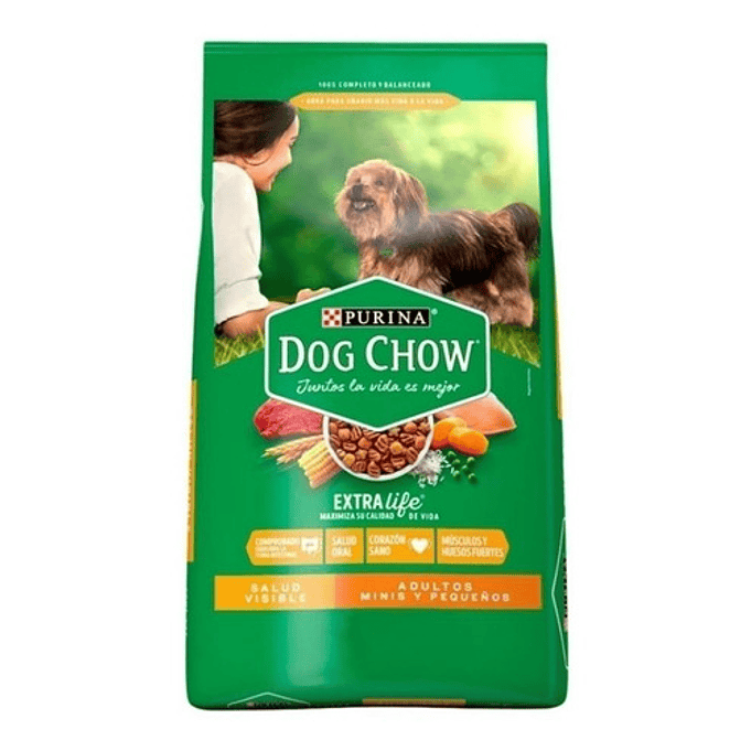 Alimento Dog Chow Adultos Minis Y Pequeños Carne Y Pollo 3kg 2