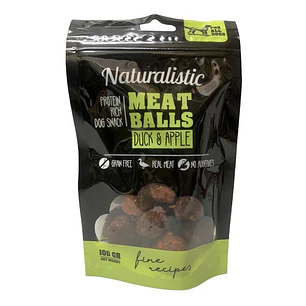 Naturalistic Meatballs Snack Sabor Pato Y Manzana 100gr