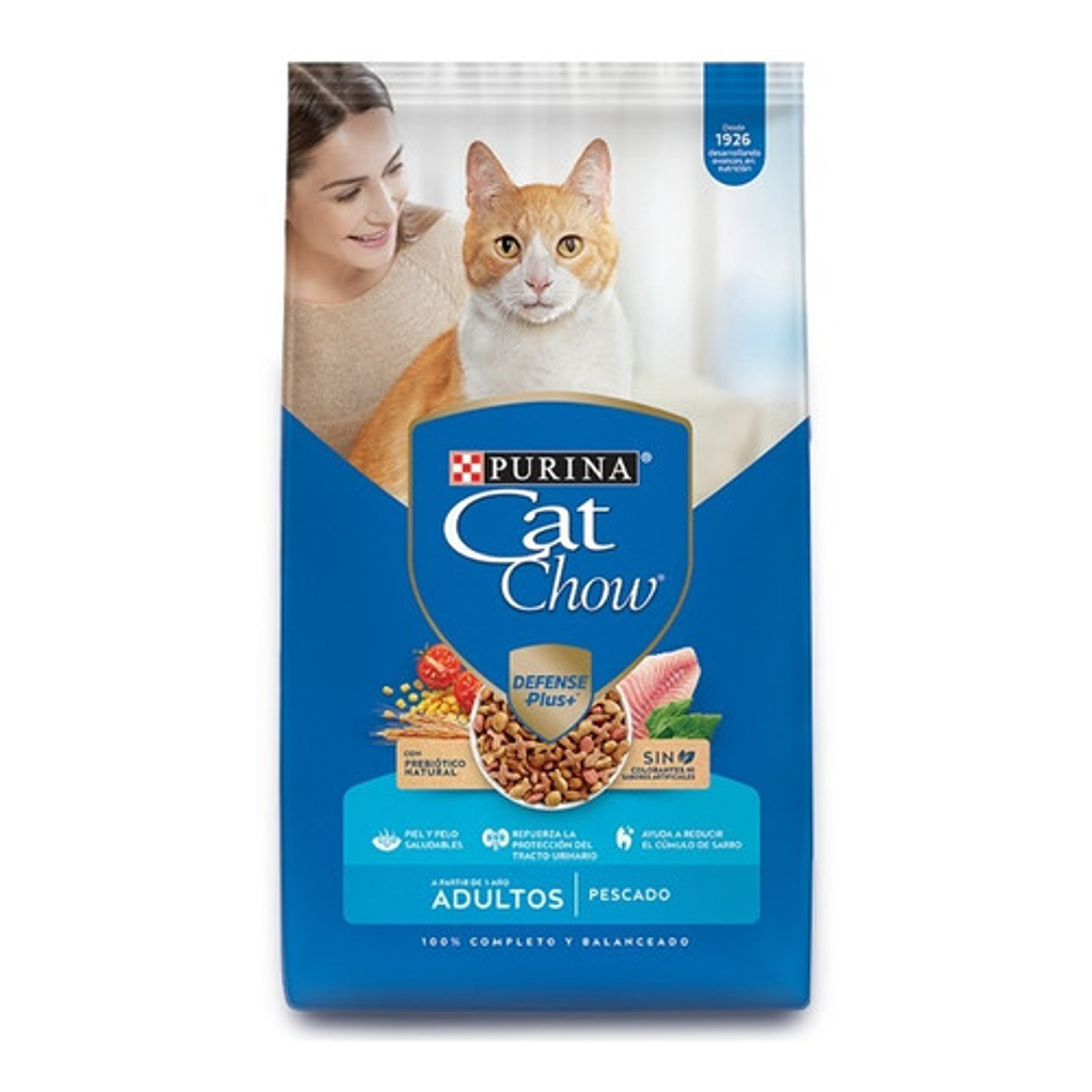Alimento para Gatos Cat Chow Adultos Pescado 3kg Purina 1