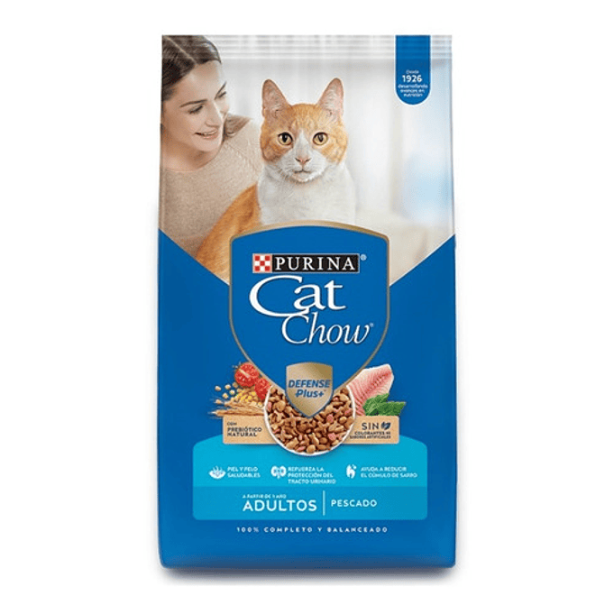 Alimento para Gatos Cat Chow Adultos Pescado 3kg Purina 1