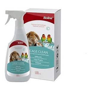  Limpiador De Jaulas Bioline Hamster, Aves, Conejos 500 Ml