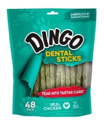 DINGO DENTAL MUNCHY STICK 48PK