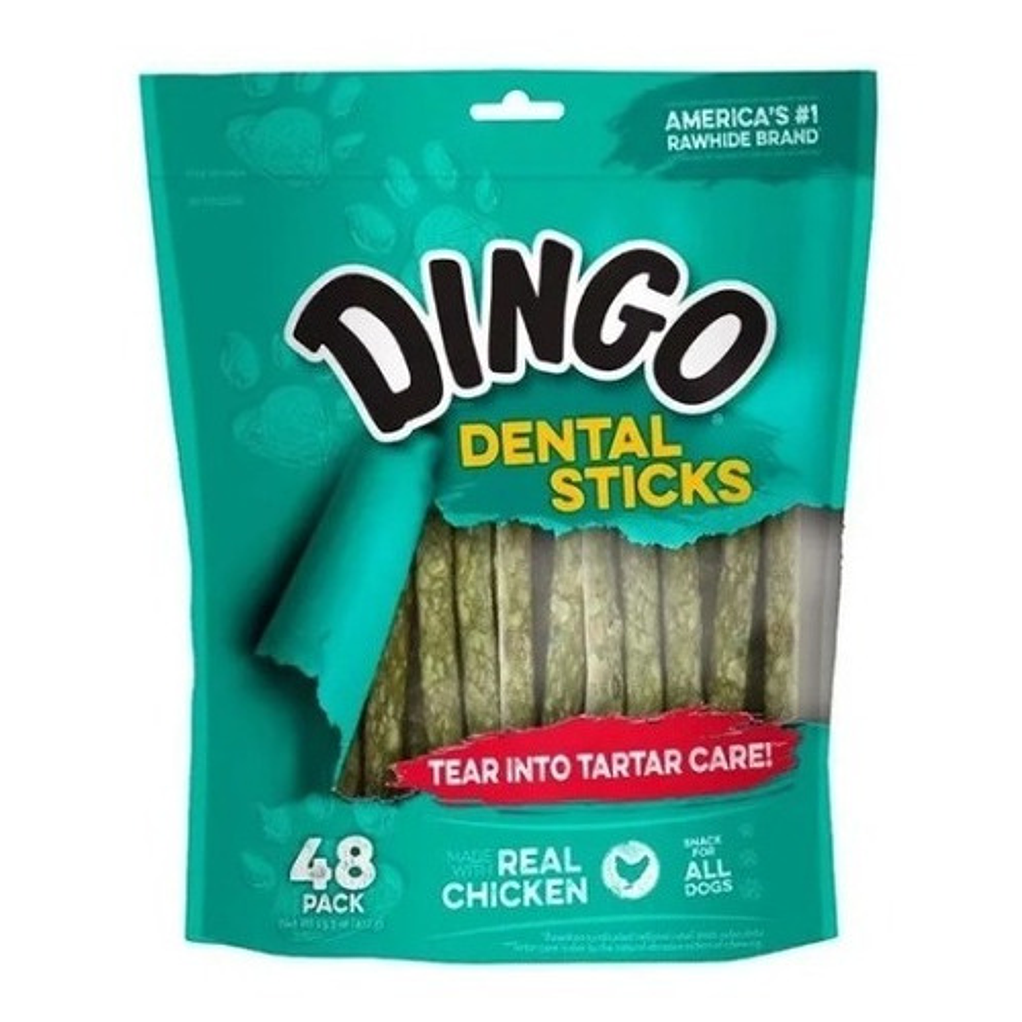 Dingo Munchy Dental Stix Para Perros 48 Unidades 1