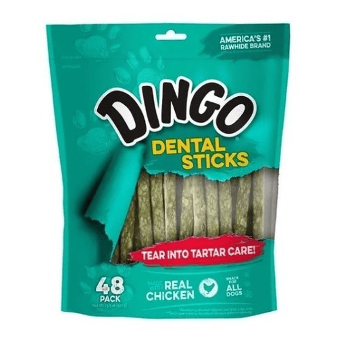 Dingo Munchy Dental Stix Para Perros 48 Unidades 1