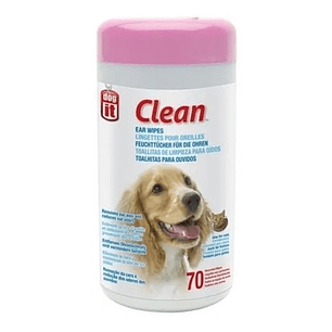Toallas Húmedas Limpieza De Oidos 70 Un Perro-gato Hagen