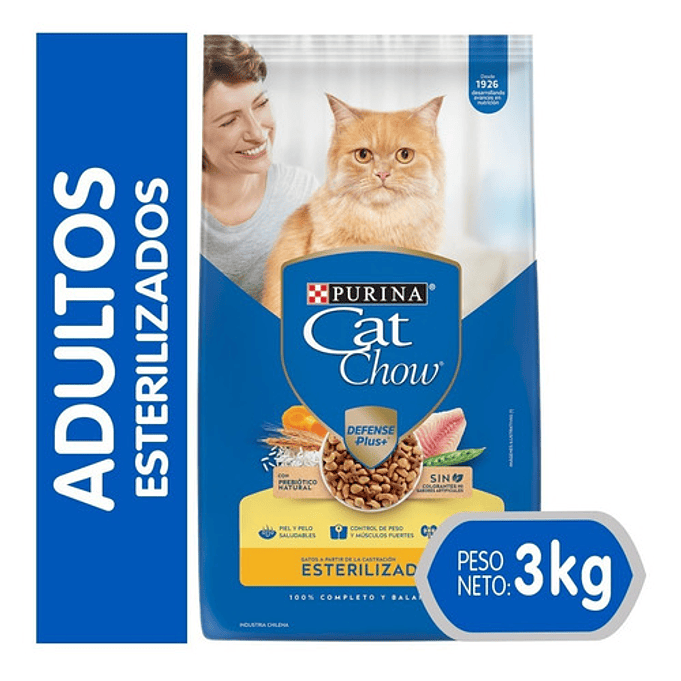 Alimento Para Gato Cat Chow® Esterilizados® 3kg 1