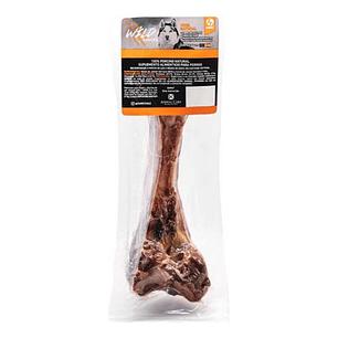 Hueso De Femur De Cerdo Sabor Jamon Serrano Snack Perro Wild