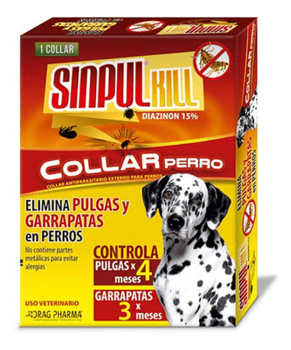 COLLAR ANTIPULGAS SINPULKILL PERRO