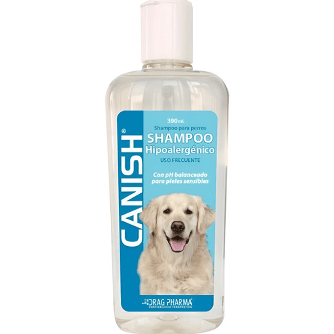 Shampoo Canish Hipoalergénico Para Perro 390ml- Drag Pharma 4