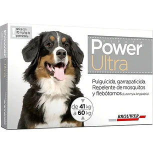Power Ultra 41 A 60 Kg Pipeta Perro Anti Pulgas Garrapatas---VENCIMIENTO SEPTIEMBRE 2026---