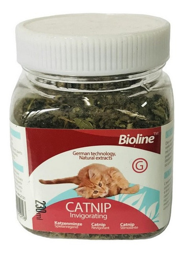 Bioline Hojas De Catnip Hierba Gatera Para Gatos 20gr
