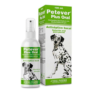 Petever Plus Oral Antiseptico Clorhexidina Para Perro 100ml 