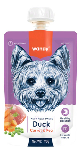 WANPY TASTY MEAT PASTE DUCK. 90 GRAMOS.