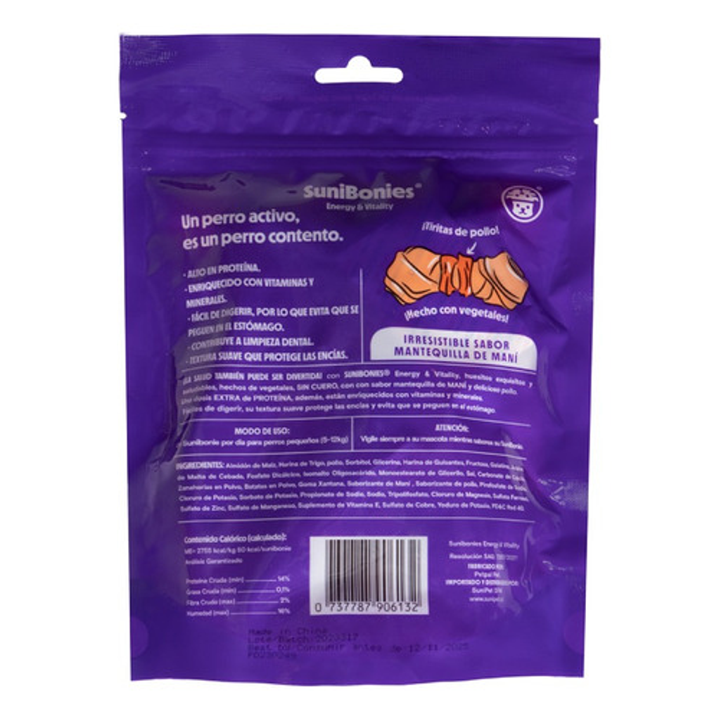 Snacks Perros Sunibonies Energía Y Vitalidad 216gr 2