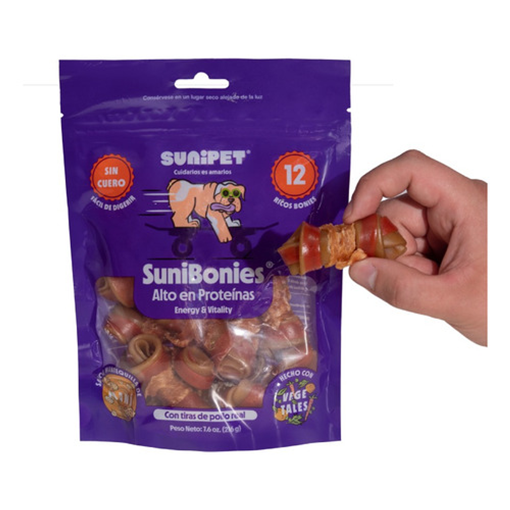 Snacks Perros Sunibonies Energía Y Vitalidad 216gr 3