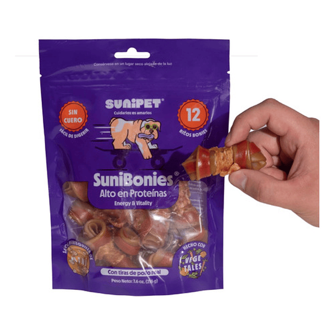 Snacks Perros Sunibonies Energía Y Vitalidad 216gr 3