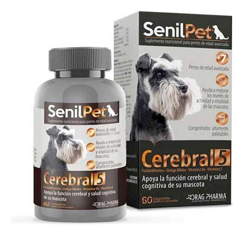 Senilpet Cerebral 5 - 60 Comprimidos