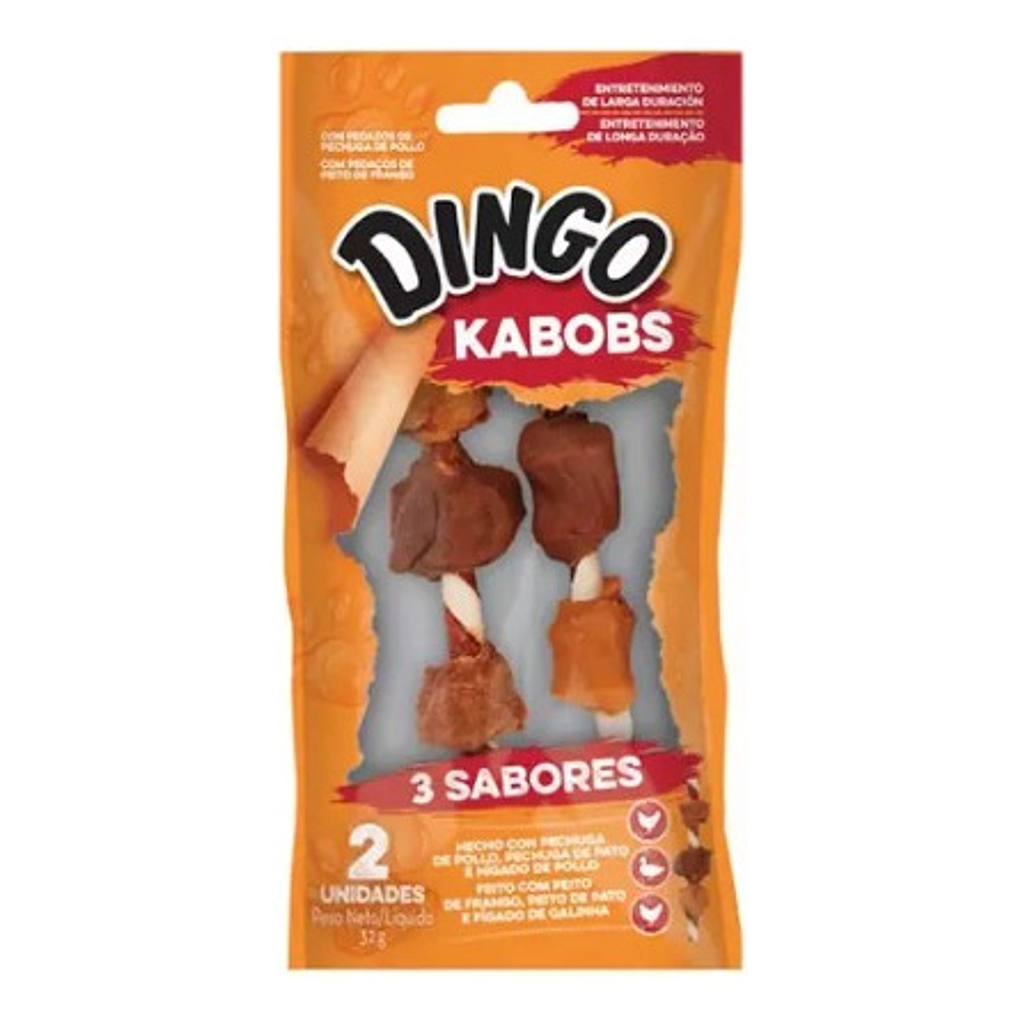 Snack Perro Dingo Brocheta Triple Sabor-32gr-kabobs 2