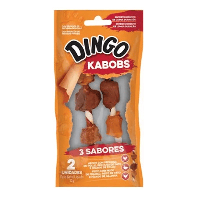 Snack Perro Dingo Brocheta Triple Sabor-32gr-kabobs 2