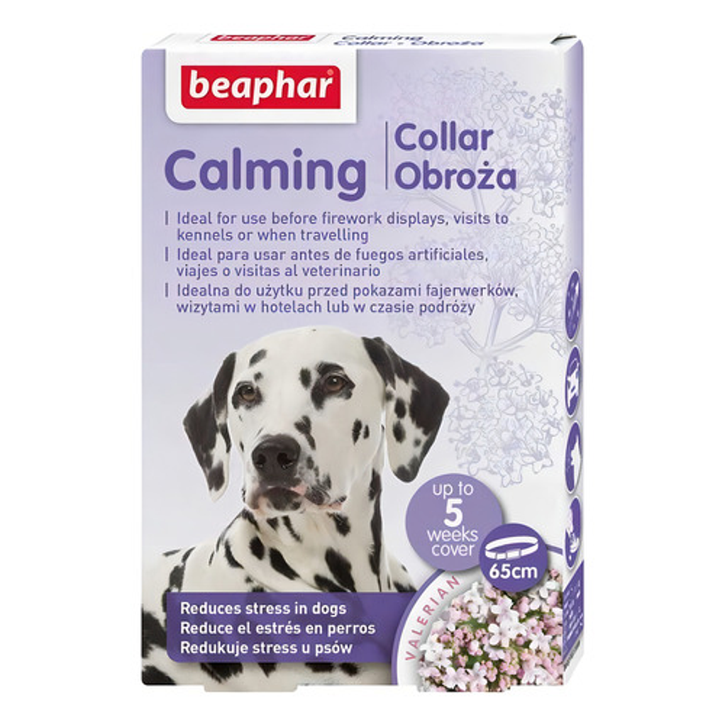 Collar Calming para Perro - Reducción Estrés, Ansiedad Beaphar 1