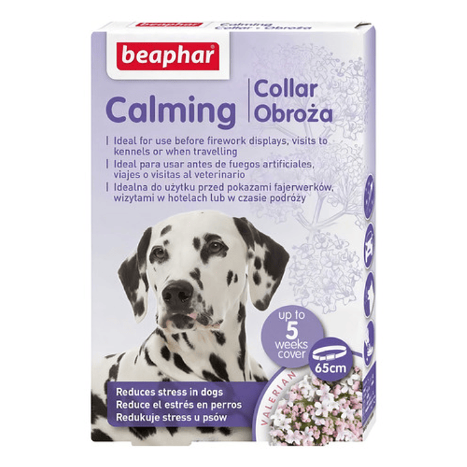 Collar Calming para Perro - Reducción Estrés, Ansiedad Beaphar 1