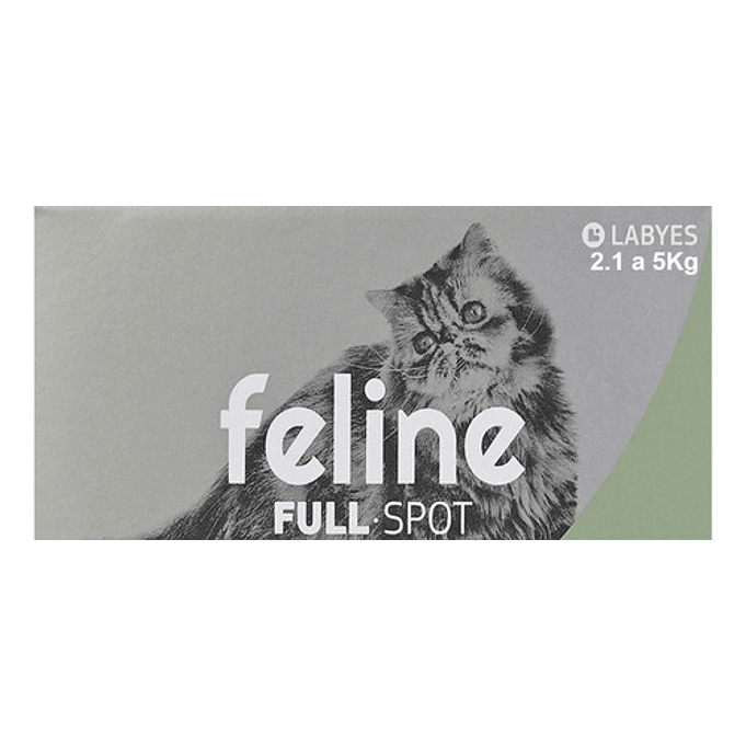 Pipeta Para Gato Feline Labyes Full Spot 2 A 5 Kg Gato 4