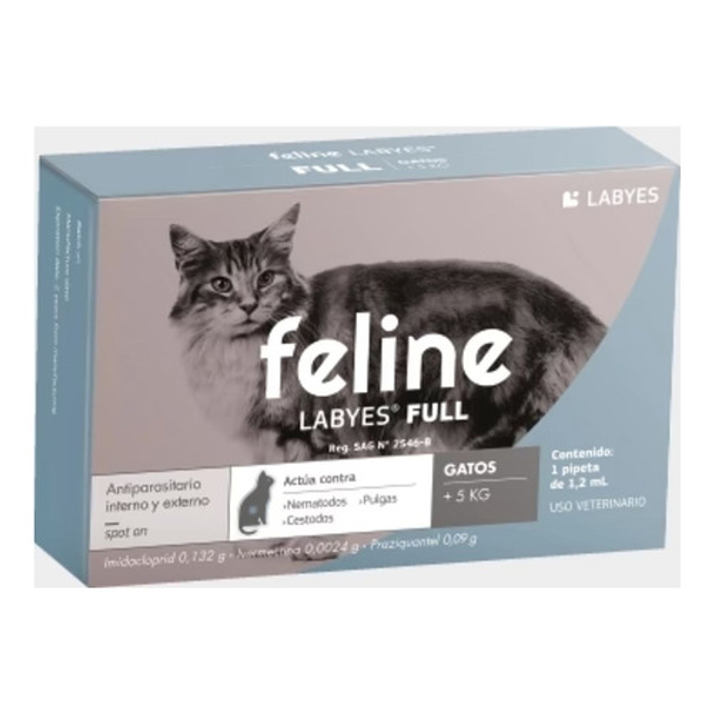 Pipeta Para Gato Feline Labyes Full Spot On Mayor A 5kg 3
