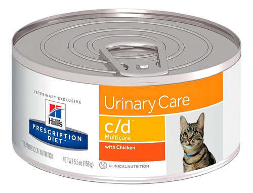 Lata Hills c/d Urinary Care con Pollo 156g