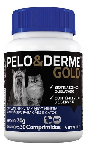 Pelo y Derme Gold 30 Comp