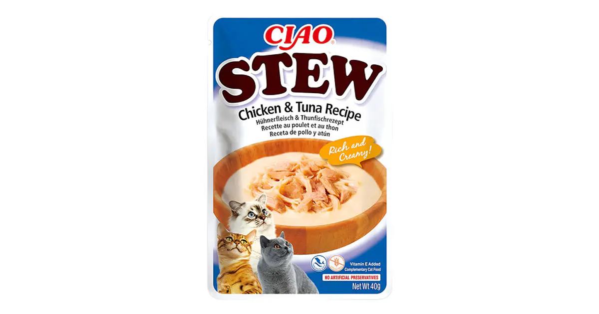 Churu Stew Pollo Con Atun Pack De 6 - Alimento Para Gato