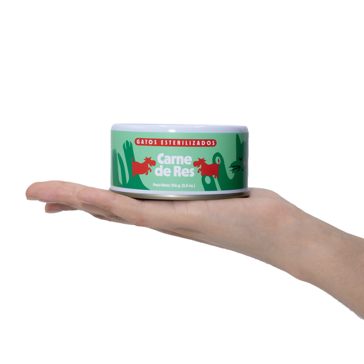 Alimento de Carne de Res para Gatos esterilizados Sunipet 156gr