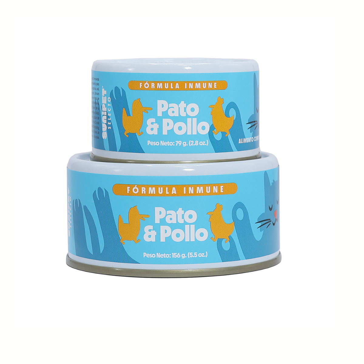 Alimento de Pato y Pollo para Gatos Sistema Inmune Sunipet 156gr